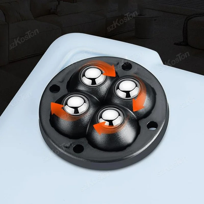 4 PCs Adhesive Furniture Wheels - Universal Roller for Easy Moving