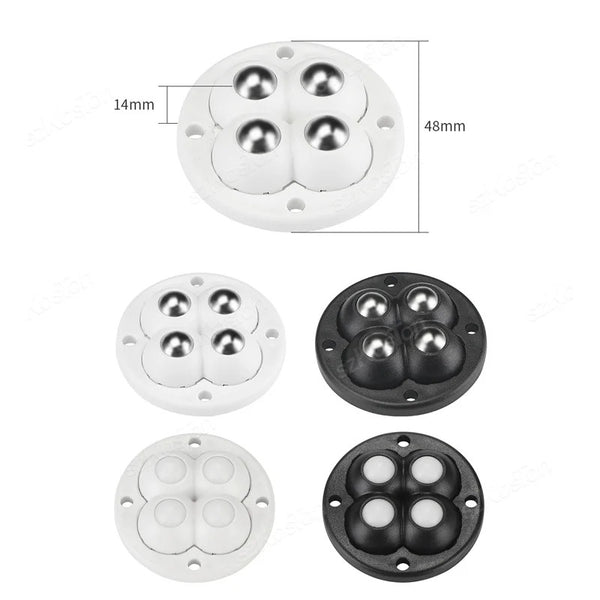 4 PCs Adhesive Furniture Wheels - Universal Roller for Easy Moving
